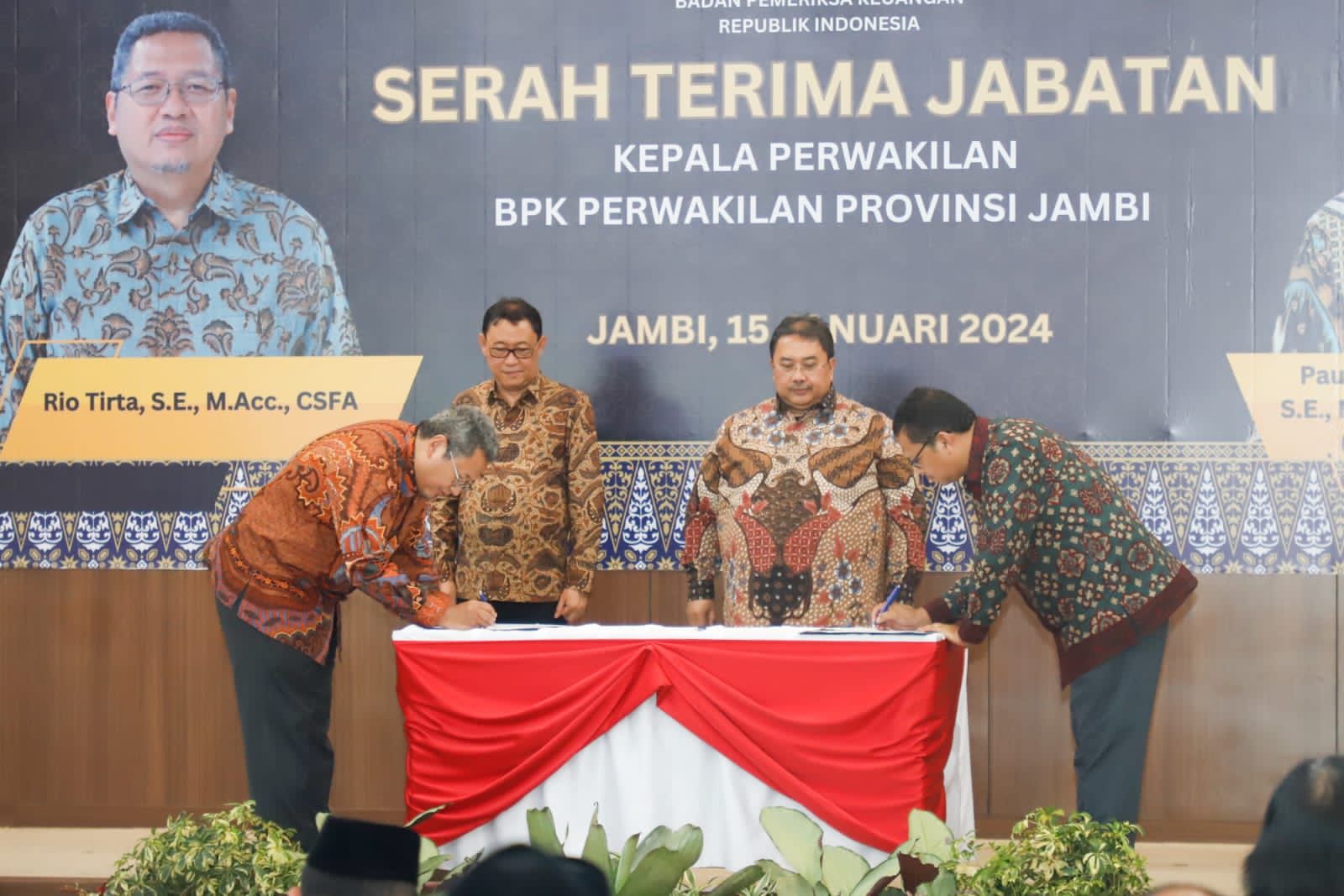  Serah Terima jabatan Kepala Perwakilan BPK Provinsi Jambi