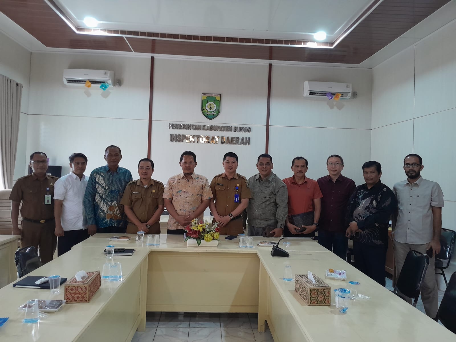 Inspektorat Kab. Bungo Menerima kunjungan Komisi I DPRD Kota Padang Sumatera Barat