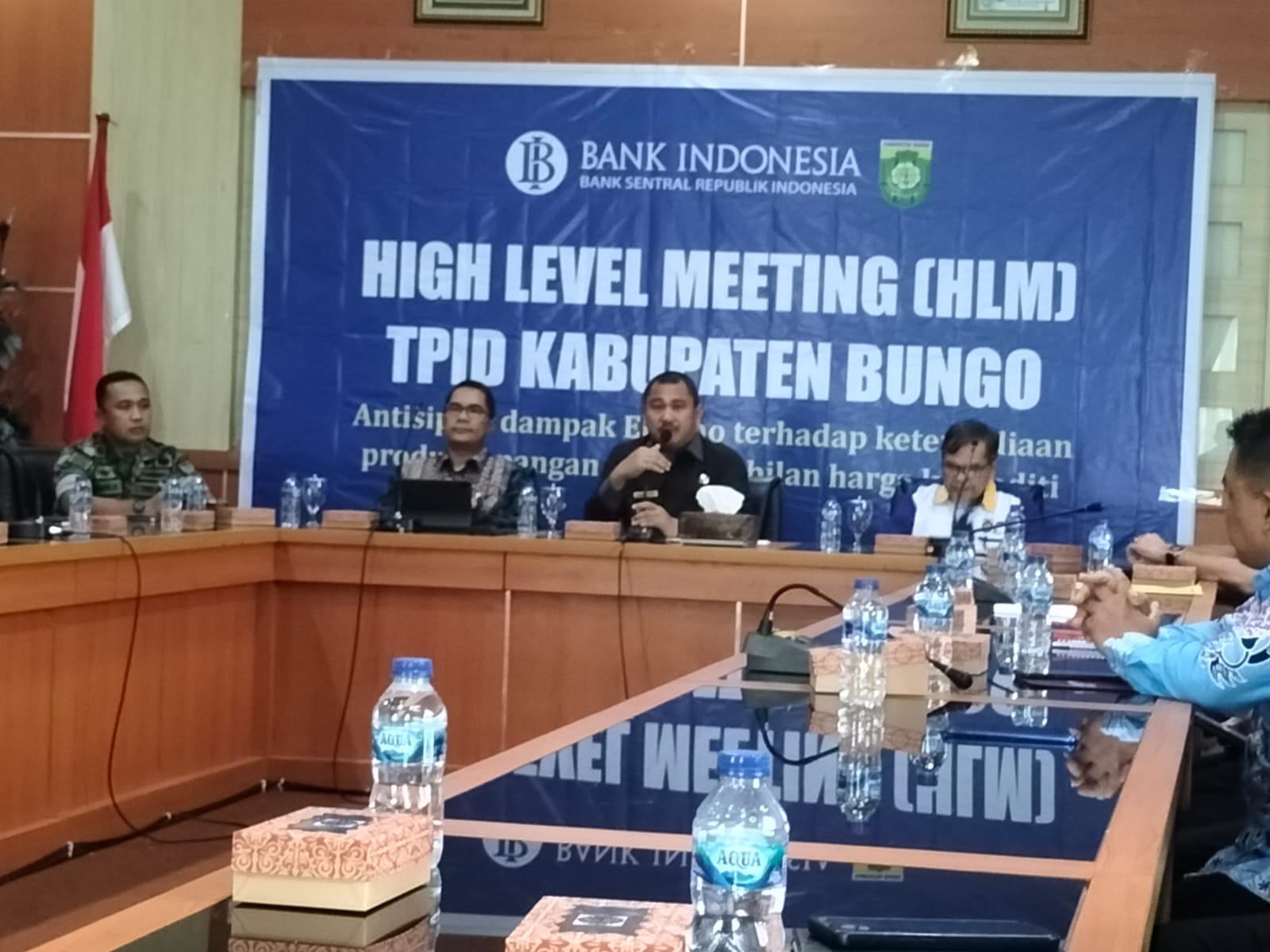 Bupati Bungo Buka Kegiatan High Level Meeting (HLM) Tim Pengendalian Inflasi Daerah.