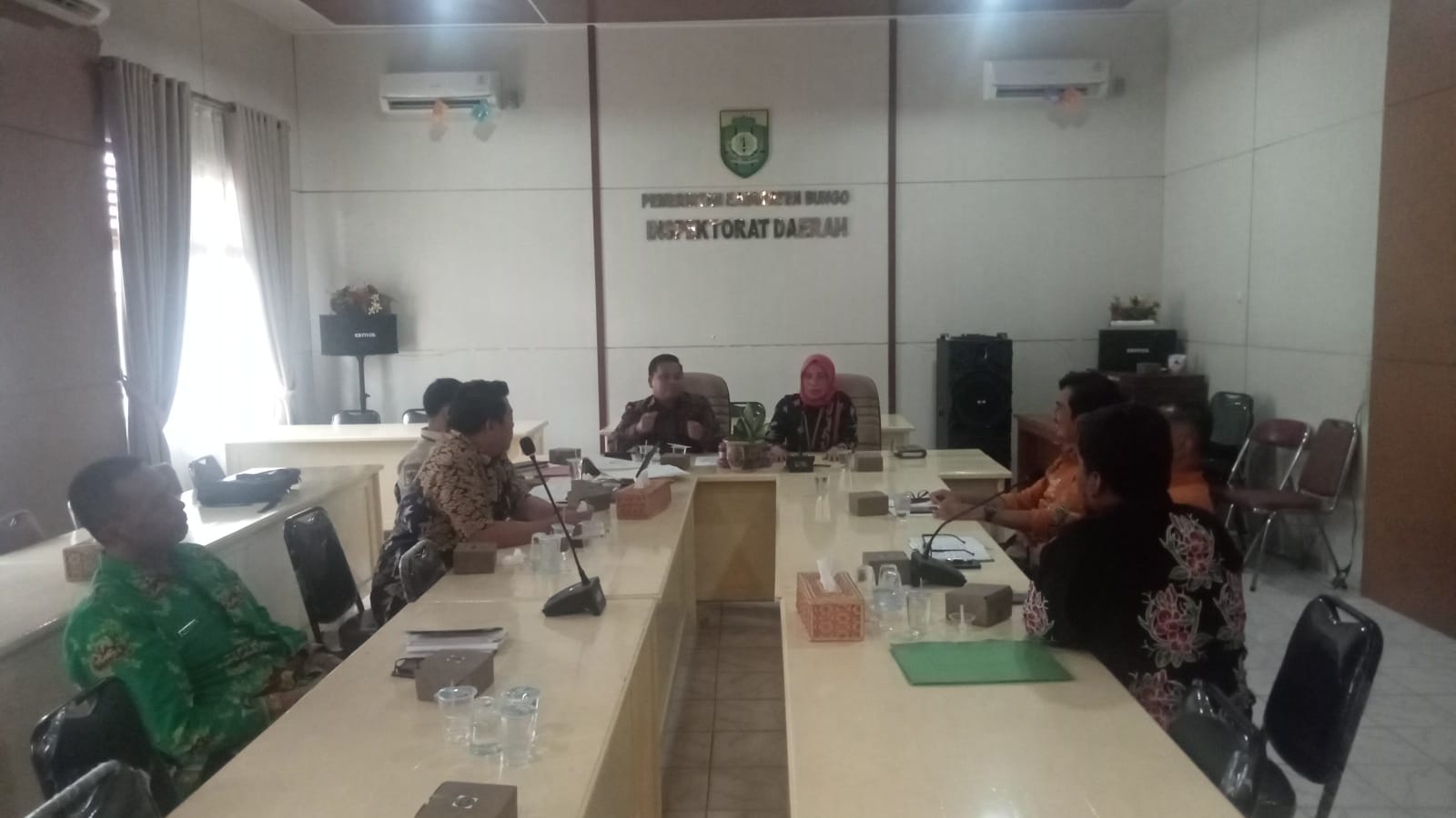 Audiensi Inspektorat dengan Perwakilan Ombudsman Provinsi Jambi