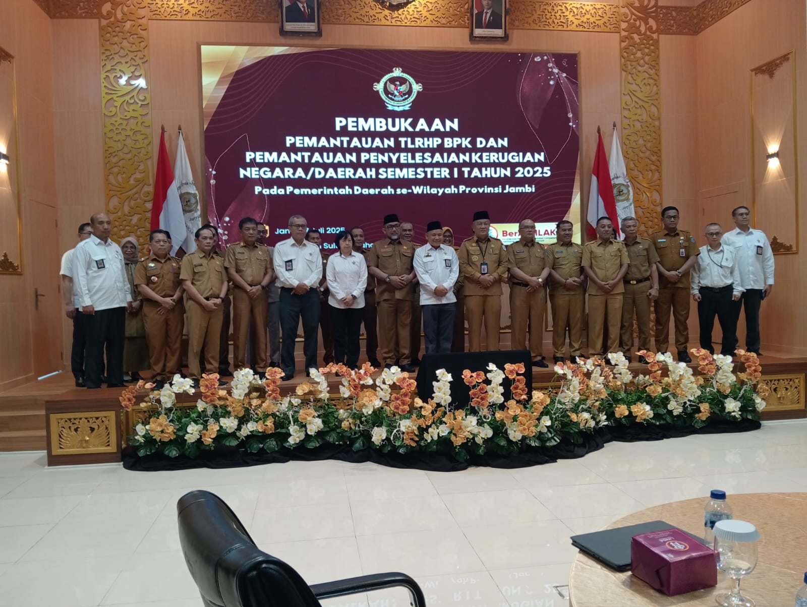 Pembukaan Pemantaun Tindak Lanjut BPK Semester I Th 2025