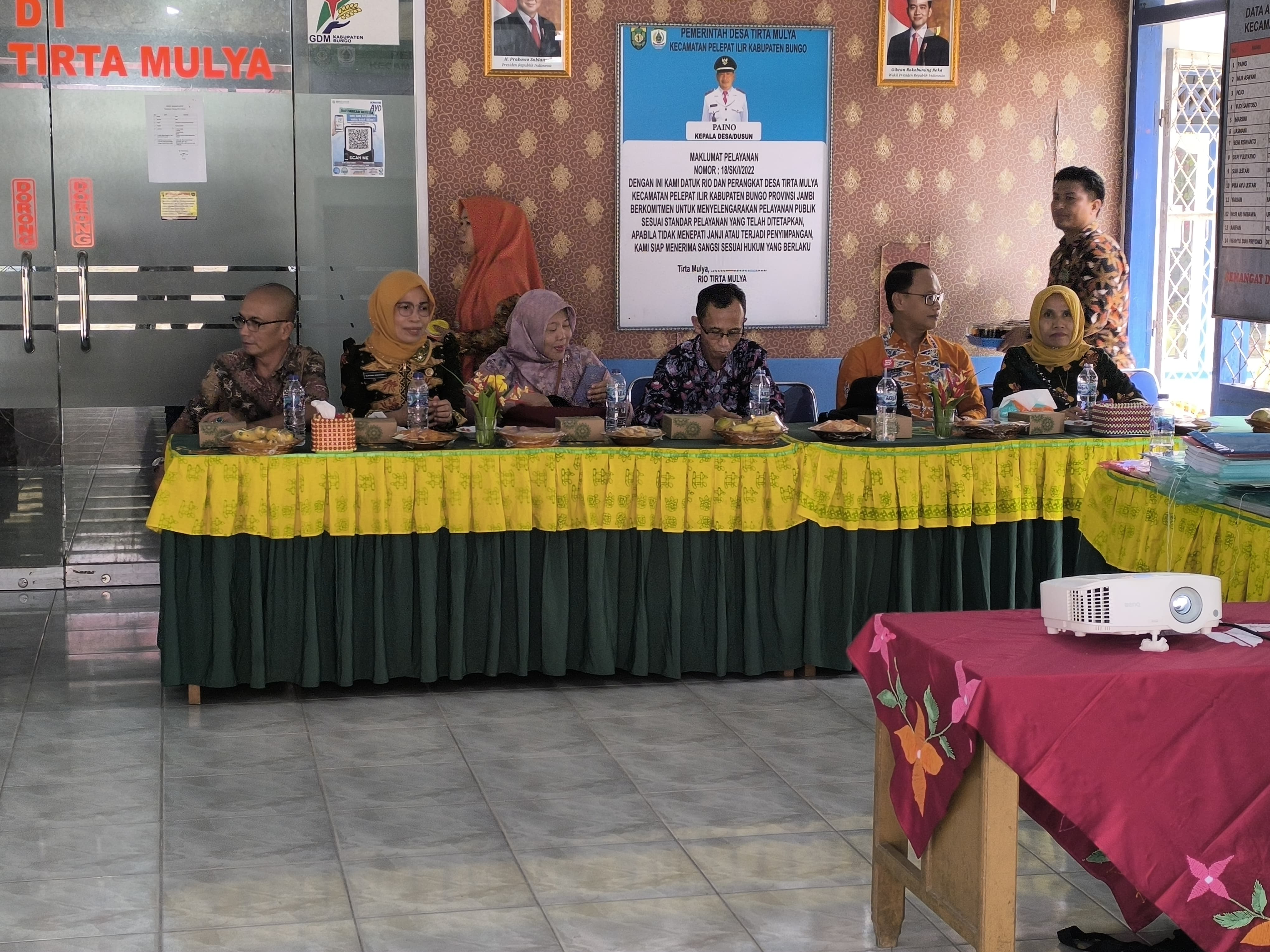Verifikasi dan Observasi Desa Antikorupsi oleh Tim Inspektorat Daerah Provinsi Jambi