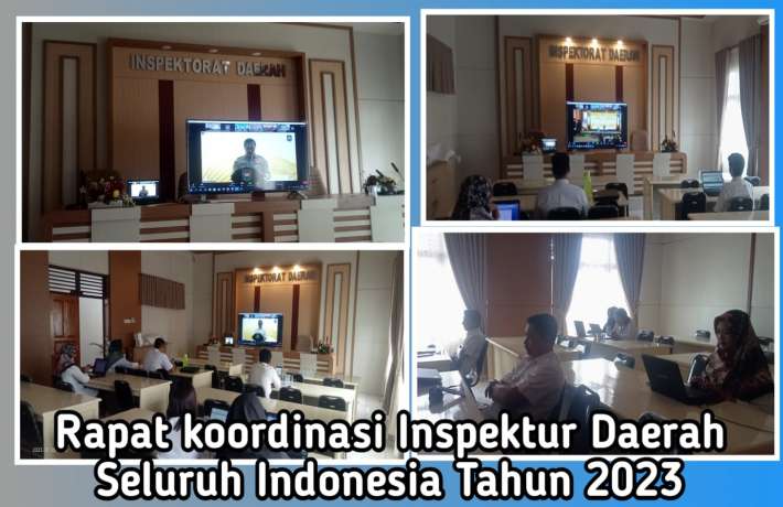 Rapat Koordinasi Inspektur Daerah Seluruh Indonesia tahun 2023 yang diselenggarakan oleh Kementerian