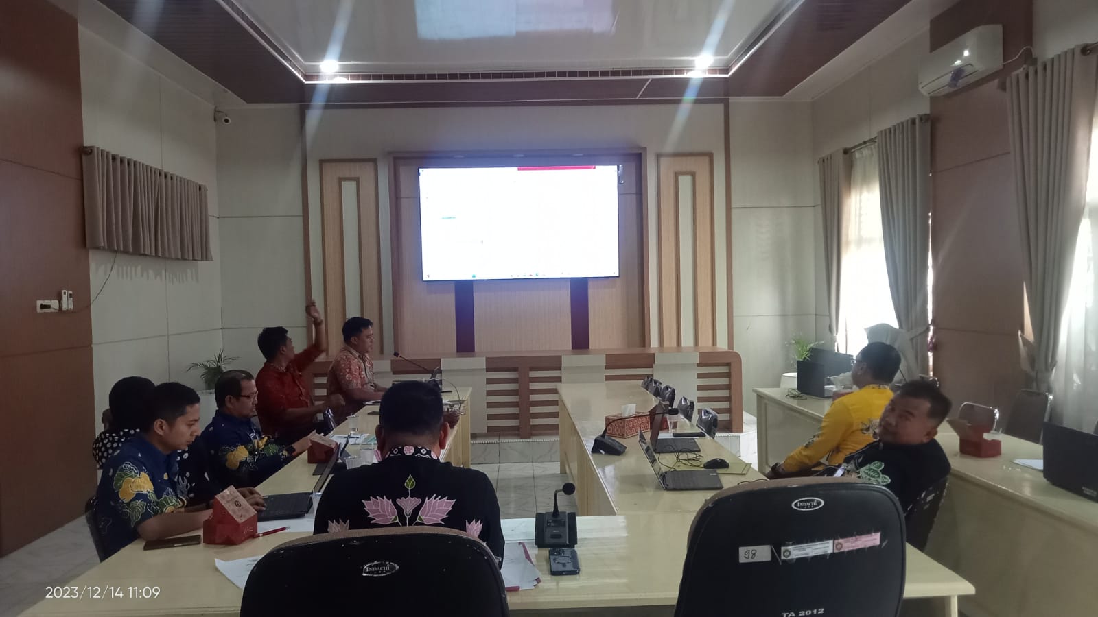 Rapat TIM TPTD dan TIM Penyelesaian Tindak Lanjut Hasil Pemeriksaan Inspektorat Daerah Kabupaten Bun