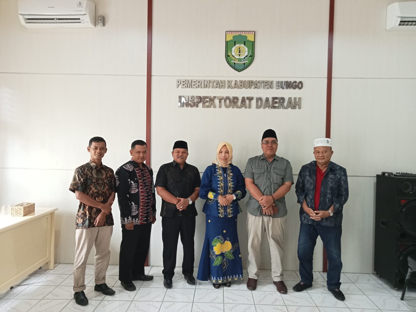  Inspektur Daerah Kab. Bungo Menerima Kunjungan Kerja Ketua Komisi I DPRD Kab. Pasaman Barat