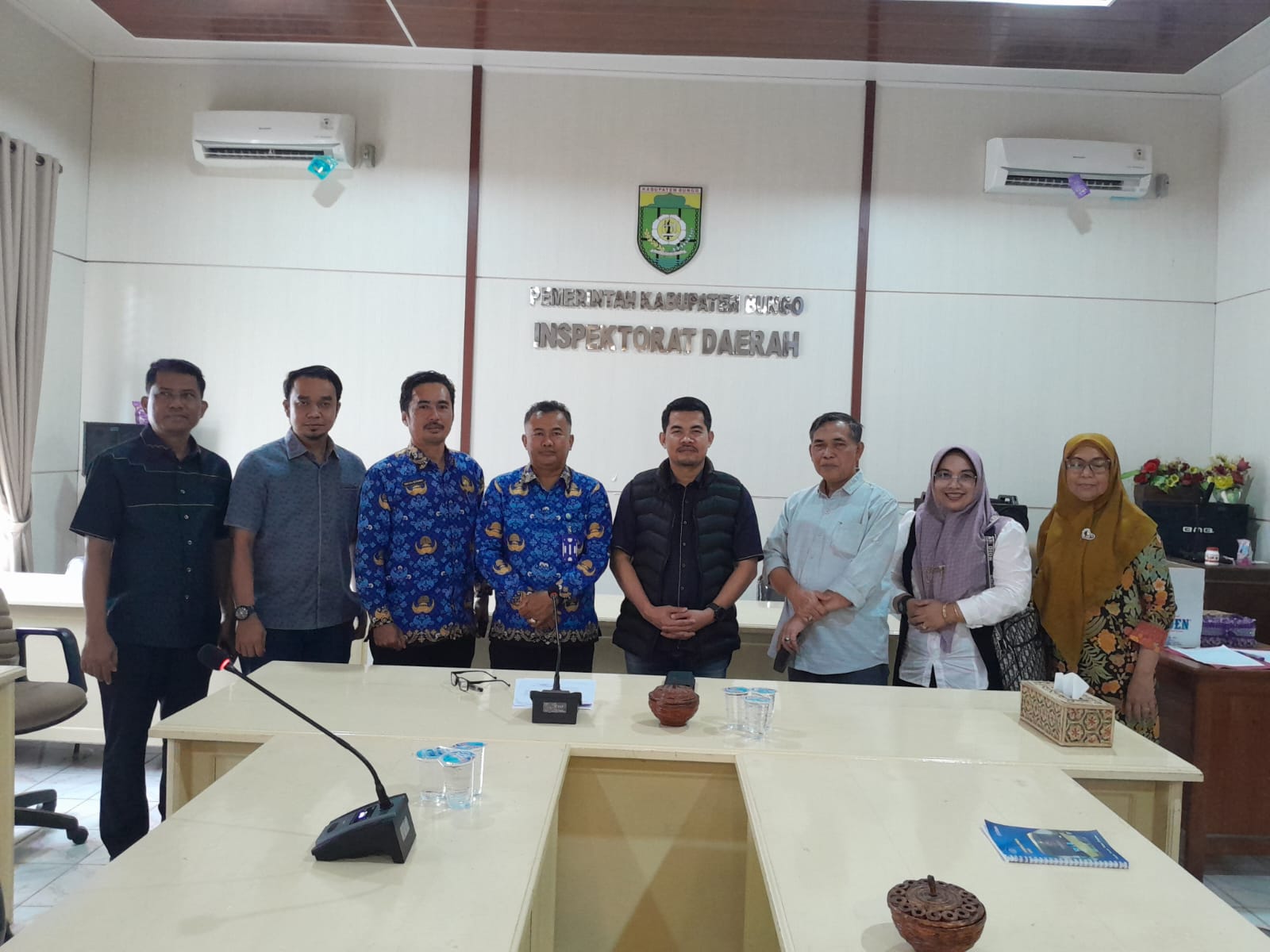 KUNJUNGAN KERJA KOMISI I DPRD KABUPATEN KAMPAR PROVINSI RIAU KE INSPEKTORAT DAERAH KABUPATEN BUNGO