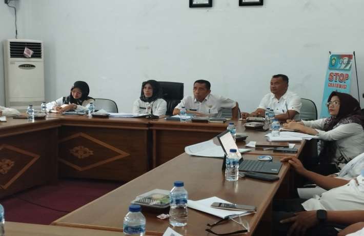 Rapat Monitoring dan Evaluasi Penerapan SPM Kabupaten Bungo Triwulan I tahun 2023