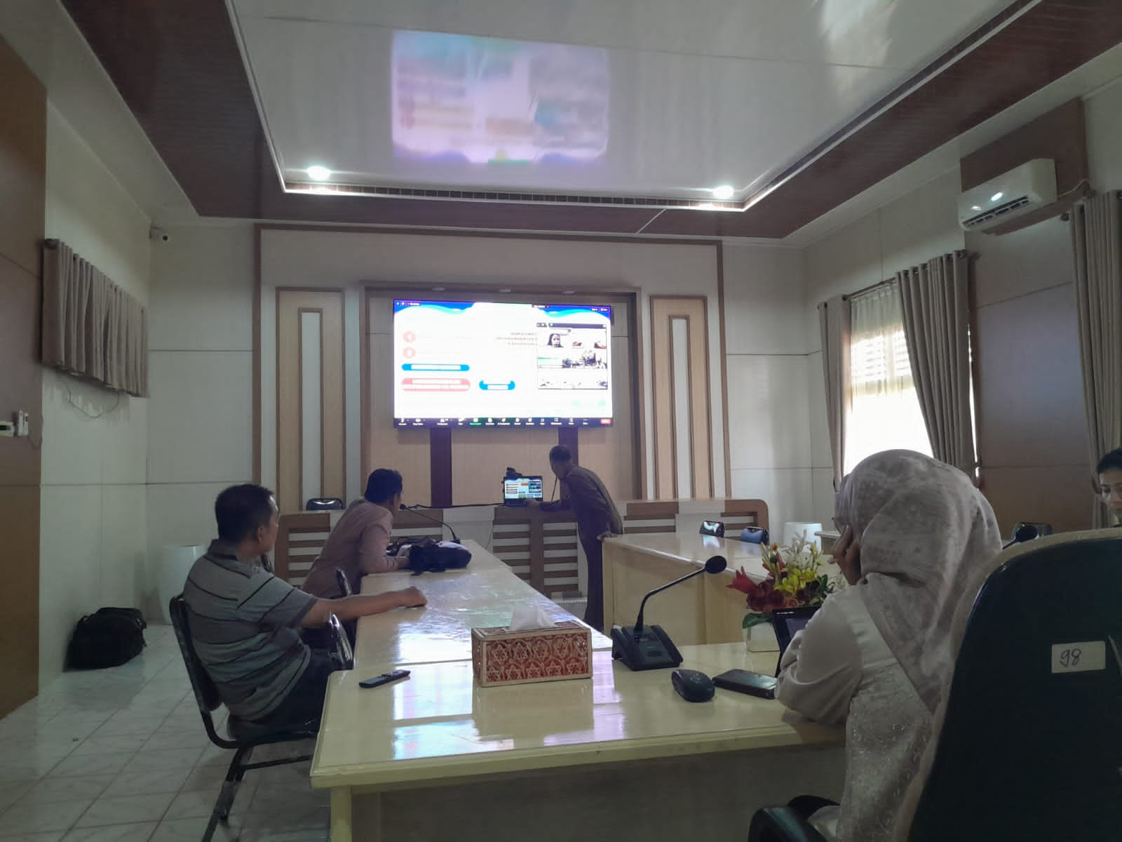 Rapat Koordinasi Secara Daring Bersama Inspektorat Jenderal Kementerian Pertanian 