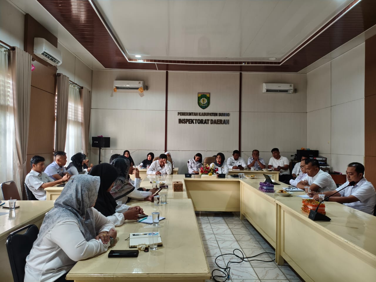 Inspektorat Laksanakan Rapat Staf setelah Sertijab Kepala Daerah 